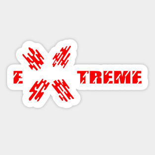 Skydiver extreme Sticker